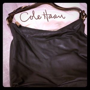 Cole Haan Black & Brown Leather Purse